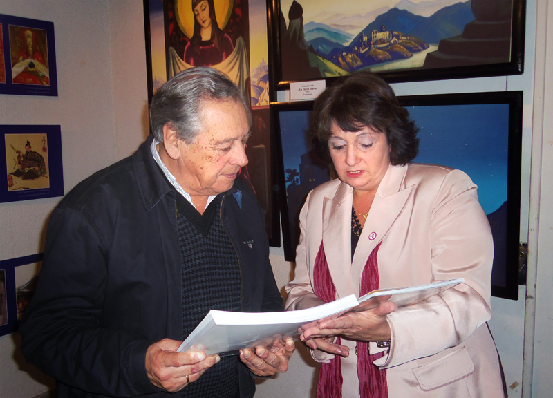 Президент организации «Унидем-Уругвай» Сусанна Галуссо и губернатор департамента Пайсанду Бертил Бентос