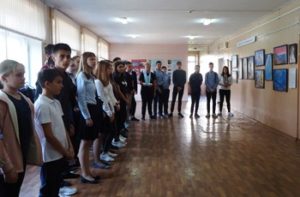 Открытие выставки «Красота есть гимн Беспредельности» в школе № 42 Твери