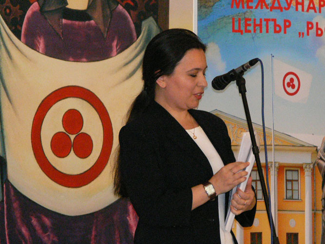 Марга Куцарова, руководитель филиала МЦР в Болгарии, председатель Национального общества имени Рерихов