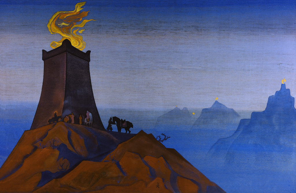 Картина Н.К.Рериха «Цветы Тимура». 1931