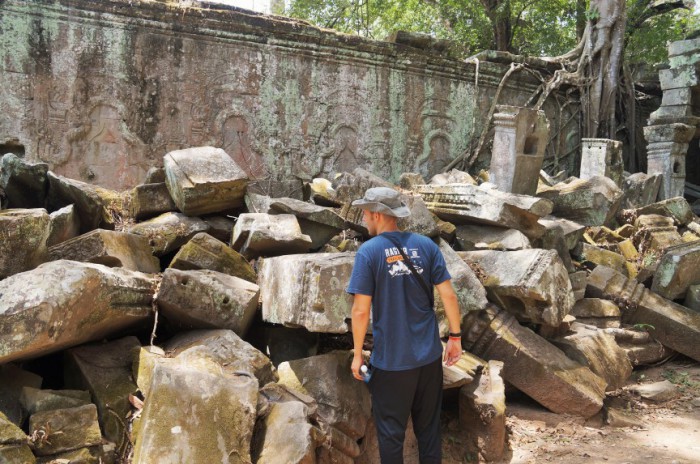 Древние храмы в Камбодже.